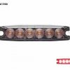 EXTRA DUNNE OPBOUW FLITSLAMP 6 LED ROOD 130,5X30X6,6MM