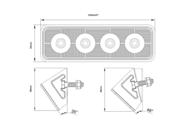 Tralert EDGE werklamp 24W - Afbeelding 4