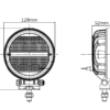 Tralert LED werklamp 24W – rond - Afbeelding 4
