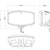 Verstraler atlas 320 + R65 Flitsunit 60W / 6000lm / 3m. kabel - Afbeelding 10