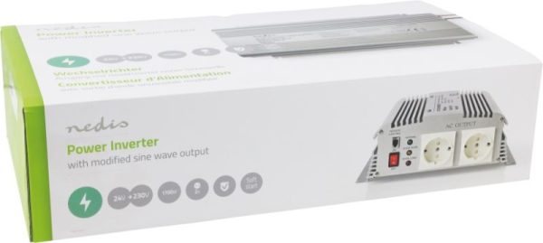 Omvormer "gemodificeerd" 24V>230V-1700  Watt,inc afstandbediening - Afbeelding 5