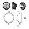Hella Verstraler Luminator Metal - Compact - 7'' - Celis - Positielicht Wit - Driving - Afbeelding 4