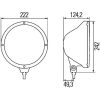 Hella Verstraler -Rallye 3003 - 9'' - rvs/chrome - led Positielicht - Driving - Afbeelding 5