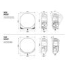 Lazer - Verstraler - Sentinel 9 - 9'' - Chrome - Positielicht Wit/Amber - Driving - Afbeelding 7