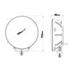 Ledson - Verstraler -  Sarox - 7'' - Positielicht Wit/Amber - Driving - Afbeelding 17
