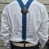 Danish plush Mens suspenders Blue - Afbeelding 2