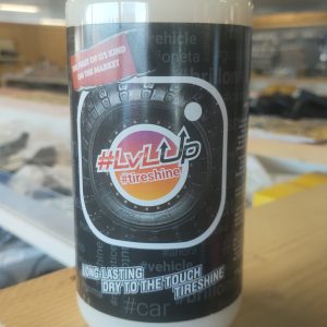 Lvlup bandenzwart fles