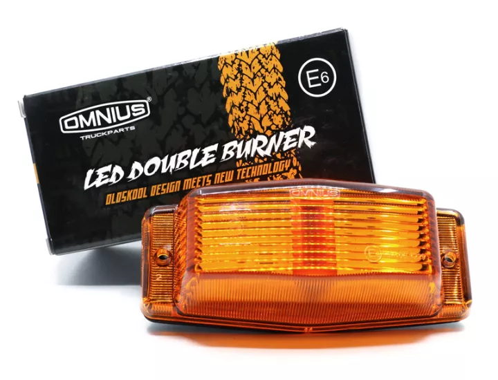 Omnius LED Dubbelbrander Oranje