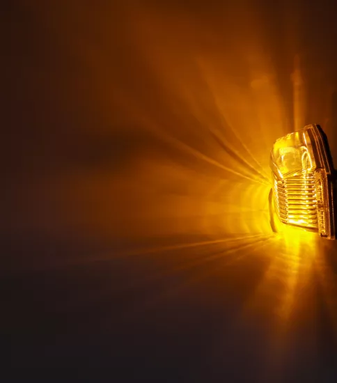 Omnius LED Dubbelbrander Helder glas/ Oranje - Afbeelding 3