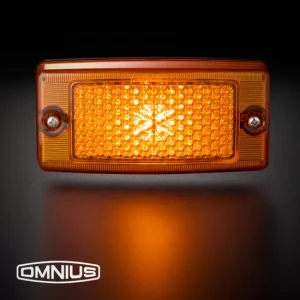 Omnius LED zijmarkeringslamp oranje