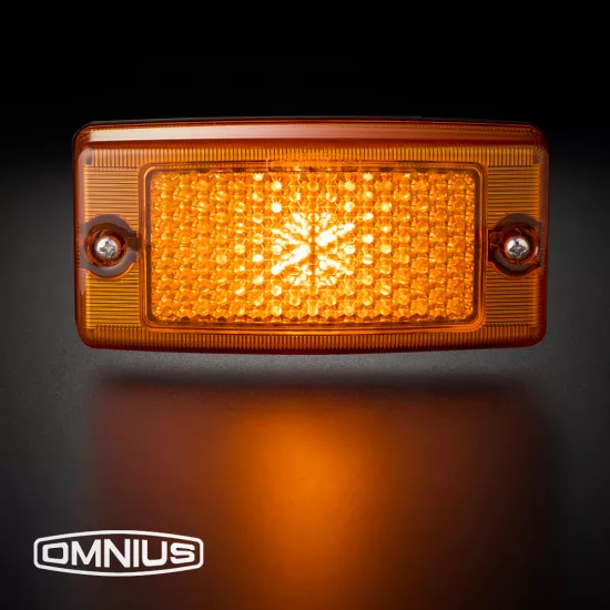 Omnius LED zijmarkeringslamp oranje