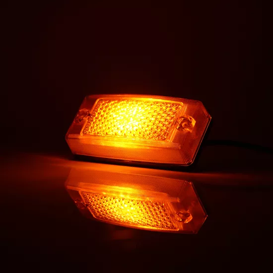 OMNIUS LED ZIJMARKERINGSLAMP - LED ORANJE / LENS ORANJE - KNIPPERLICHT - Afbeelding 6