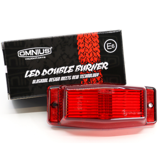 Omnius LED Dubbelbrander Rood - Afbeelding 2