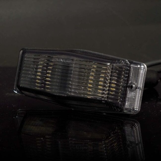 Omnius full LED Dubbelbrander wit/ oranje smoked schakelbaar - Afbeelding 5