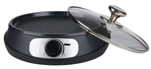 AllRide Teppanyaki Grill – 24V voor Vrachtwagen – Ø26 cm – 250W – Inclusief Deksel & Spatel - Afbeelding 7