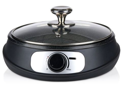 AllRide Teppanyaki Grill – 24V voor Vrachtwagen – Ø26 cm – 250W – Inclusief Deksel & Spatel - Afbeelding 8